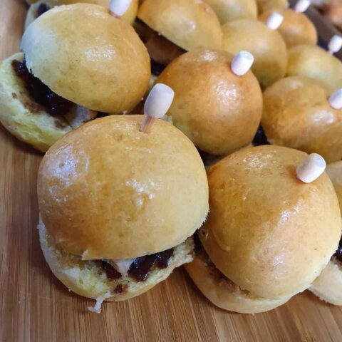 Buns effiloché de porc